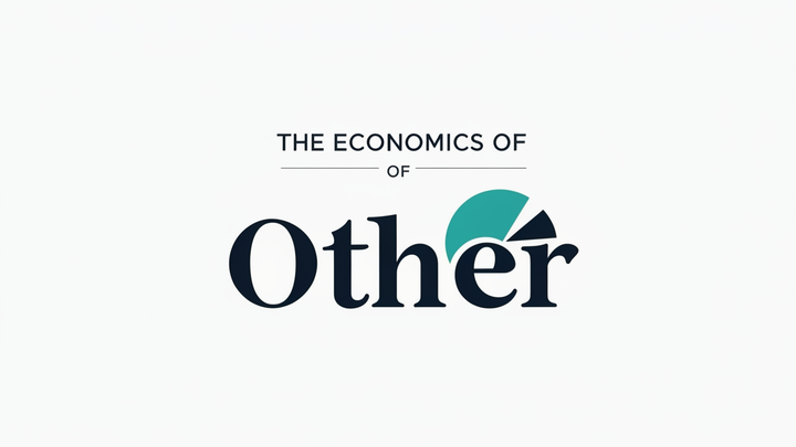 Title graphic reading “The Economics of Other,” with a partial pie chart integrated into the word “Other.”